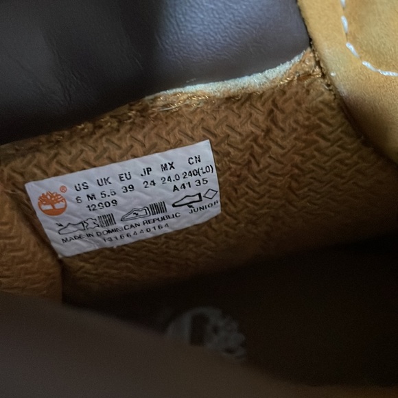 Timberland  Wheat Nubuck Waterproof Work Boots Men’s US 6 main image 7